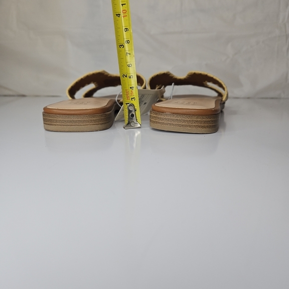 Helena Whipstitch Slide Sandals Elegant Sandals Coquette - A New Day Size Vary - Picture 9 of 16